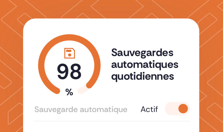 Hébergement avec sauvegardes quotidiennes